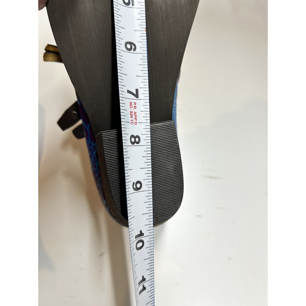 SOFFIA FLOWER-ACCENT GENUINE LEATHER BOOTIES OXFORD SHOE Colorful Unique US 8/9 - Picture 7 of 7